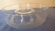 Princess House Heritage Hand Blown and Cut Crystal Chip 'N Dip Bowl #401 - New