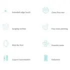 AA (White)Robot Vacuum Cleaner USB Smart 3 In 1 Suction Sweeping Mopping