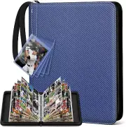 Trading Card Binder, 9 Pocket Card Binder with Card Display Design, 720 Double S