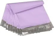uxcell 12x10 Inch Poly Mailers, 100 Pcs Shipping Bags for Clothing with Self-Adhesive Seal Mailing Bags for Business Shipping Waterproof Envelopes Packing, Light Purple