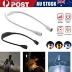 LED Neck Reading Light Flexible USB Rechargeable Hands Free Bed Night Book Lamp