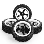 12mm Hex 4Pcs Rally Tyre Tires Wheel Fit HSP HPI RC 1:10 Off Road racing Car