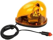 LED Snail Type Rotating Car Alarm Light Warning Light Ceiling Light Strobe Light Universal 12V 24V for Automobiles-Yellow||24V