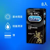 在飛比找momo購物網優惠-【Durex杜蕾斯】熱愛裝王者型衛生套8入(保險套/保險套推