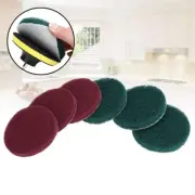 Heavy Duty 4Inch Scrub Pad Industrial Scouring Pads for Polishing (5pcs)