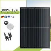 300W Solar Panel 12V Mono 300 Watt Home Caravan Camping Power Battery Charging