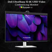 Dell UltraSharp 32 4K UHD Video Conferencing Monitor U3223QZ IPS BALCK Webcam 4K