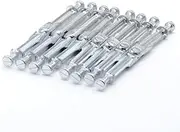 [ReplacementScrews] Articulated Cam Lock Dowels Compatible with IKEA Part 123026 (Mandal, MALSJO, NORNAS etc) - Bendable Joint Hardware (Pack of 8)