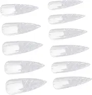 Healvian 500pcs Manicure Set Fake Nails Press on Nails Full Cover False Nails Detachable Nail Tips Women's Nail Art Diy Kit