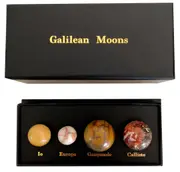 Cosmic Collection Galilean Moons Tumbled Crystals Gemstones