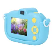 Kids Camera Toys for Ages 3 4 5 6 7 8 9 Boys, Multifunctional Kids Camera, 1080P Video, 2 inch IPS Screen for Vacation, Blue