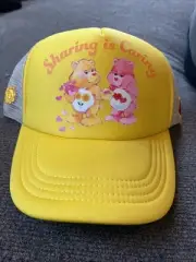 NWT CARE BEARS Bedtime Bear Trucker Snapback PAC Sun Cap Mesh & Foam C