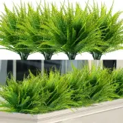 12 Bundles Artificial Boston Ferns Artificial Plants Outdoor Greenery Stems F...