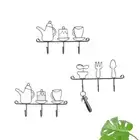 Nordic Coat Hook Iron Clothes Storage Rack Durable Hat Hanger Bedroom