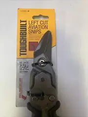 ToughBuilt - Left Cut Aviation Snips - One Handed Lock Operation - (TB-H4-60-L)