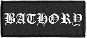 [Plastichead] Bathory Band Logo Sew on Patch One Size