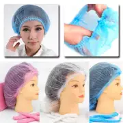25pcs Microblading Permanent Makeup Disposable Cap Hairnet Catering Stretch Hat