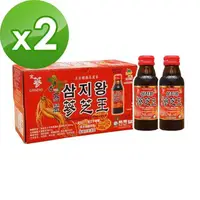 在飛比找PChome24h購物優惠-金蔘-6年根韓國高麗人蔘蔘芝王(100ml*10瓶)共2盒