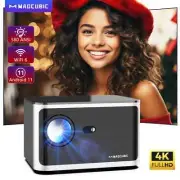580ANSI Projector Android 11 4K 1080P Wifi6 Voice Control Allwinner H713