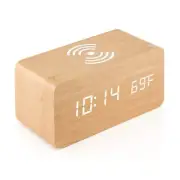 Digital Alarm Clock With Wireless Charging