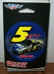 KYLE BUSCH #5 LOWES SHOP-VAC 2006 WINCRAFT 3" ROUND DECAL STICKER
