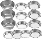 Gogogmee 13pc Metal Painting Tray Set Precision Paint Mixing Palette for Model Making Watercolor Supplies Paint Trays for Artists