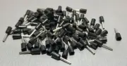 25/50/100Pcs E7508 20AWG 0.75mm² BLACK Insulated Ferrule Bootlace Terminal