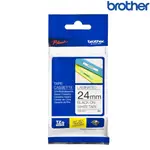 【含稅店】BROTHER兄弟 TZE-251 白底黑字 標籤帶 標準黏性護貝系列 (寬度24MM) 標籤貼紙 色帶