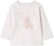 gelato pique(ジェラート ピケ) PBCT259081 Baby Plush One Point Long T