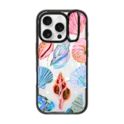 iPhone 16 Pro Impact Ring Stand Case MagSafe Compatible Seashell