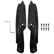 2PCS Rear Wheel Inner Mudguards Anti Dirt Cover for Seat Ateca 2017-2021 Splash Guards Mud Flaps black