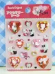 【震撼精品百貨】Hello Kitty 凱蒂貓 KITTY立體鑽貼紙-心型粉 震撼日式精品百貨