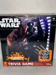 Disney STAR WARS 650+ Questions Trivia Game w/Light Saber Puzzle Card Deck NOB!