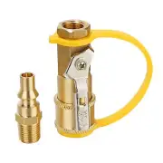 1/4" RV Propane Quick Connect Adapter Propane or Natural Gas Quick Connect or...