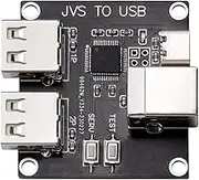 Game Joystick Adapter Plug and Play Game Playing Compact JVS to USB Handle Adapter Game Player Black