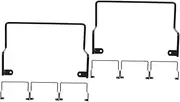 Alipis 2sets Non-Slip Mattress Gripper Bed Frame Retainer Bar Slip Mattress Slide Stoppers 4pcs*2