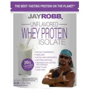 Jay Robb Whey Unflavored Isolate Protein Powder Low Carb Keto Vegetarian Glut...