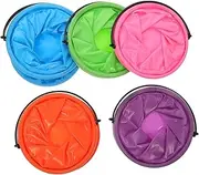SOESFOUFU 5pcs Portable Folding Bucket Portable Wash Bucket Water Buckets Portable Water Bucket Plastic Bucket for Cleaning Random Color