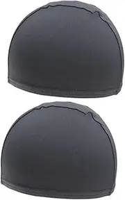 [DEARMAMY] 2pcs Cycling Hats Quick-Drying Helmets Liner Caps for Sport Riding Hat Liner Cap Set Comfortable Sun Protection and Quick Dry Feature Dark Grey