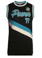 Port Adelaide Power AFL Mens Throwback Singlet Sizes S-3XL BNWT