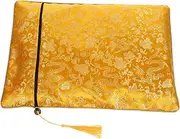 Gatuida Versatile Document Storage Bag for Organizing Papers Business Cards and Stationery Stylish Dragon Pattern for Office and Travel Use