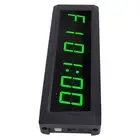 AU Digital Wall Clock 7 Adjustable Color Timer Function 6 Digits Electric Wall