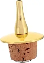 MOLUCKFU Bitters Bottle Pourer with Cork Stopper Elegant Liquor Pourer Tops for Home Bars Restaurants and Distilleries Easy Pouring and Mixing for Bartenders and Enthusiasts
