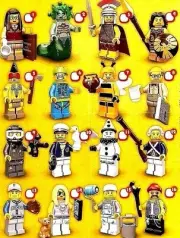 Lego Minifigure Series 10 Figures 71001 LIBRARIAN Bumblebee Girl TRENDSETTER