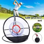 Golf Chipping Pitching Cage Practice Net Training Aid Foldable Indoor Outdoor AU