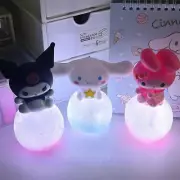 miniso Hello Kitty Night Light Luminous Children's Toy Bedside Lamp Anime Cartoo