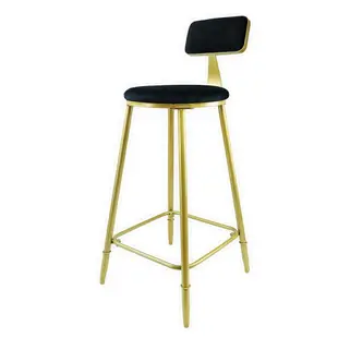 【儀表量具】絨布 高吧椅 高腳板凳 MIT-HC65B 吧檯椅 舒適高腳椅 餐椅 高腳椅靠背 家用高腳凳 餐椅