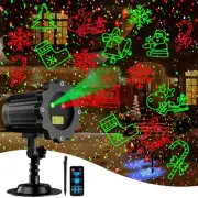 Brighter Laser Christmas Decorations Lights Projector Outdoor, 2 Colors 8 Pat...
