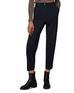 Whistles Lila Tapered Ponte Cropped Pants