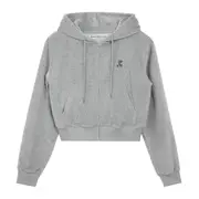 [Rest&Recreation] Velvet Hood Zip-Up Sweatshirt